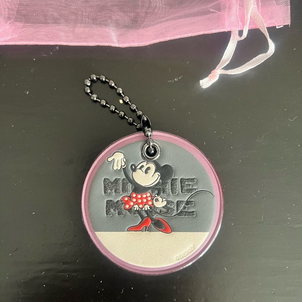 Coach Minnie Mouse Hangtag or Keychain